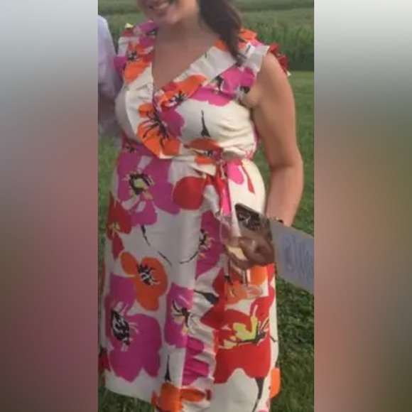 Kate Spade 100% silk Floral Dress - Picture 4 of 4